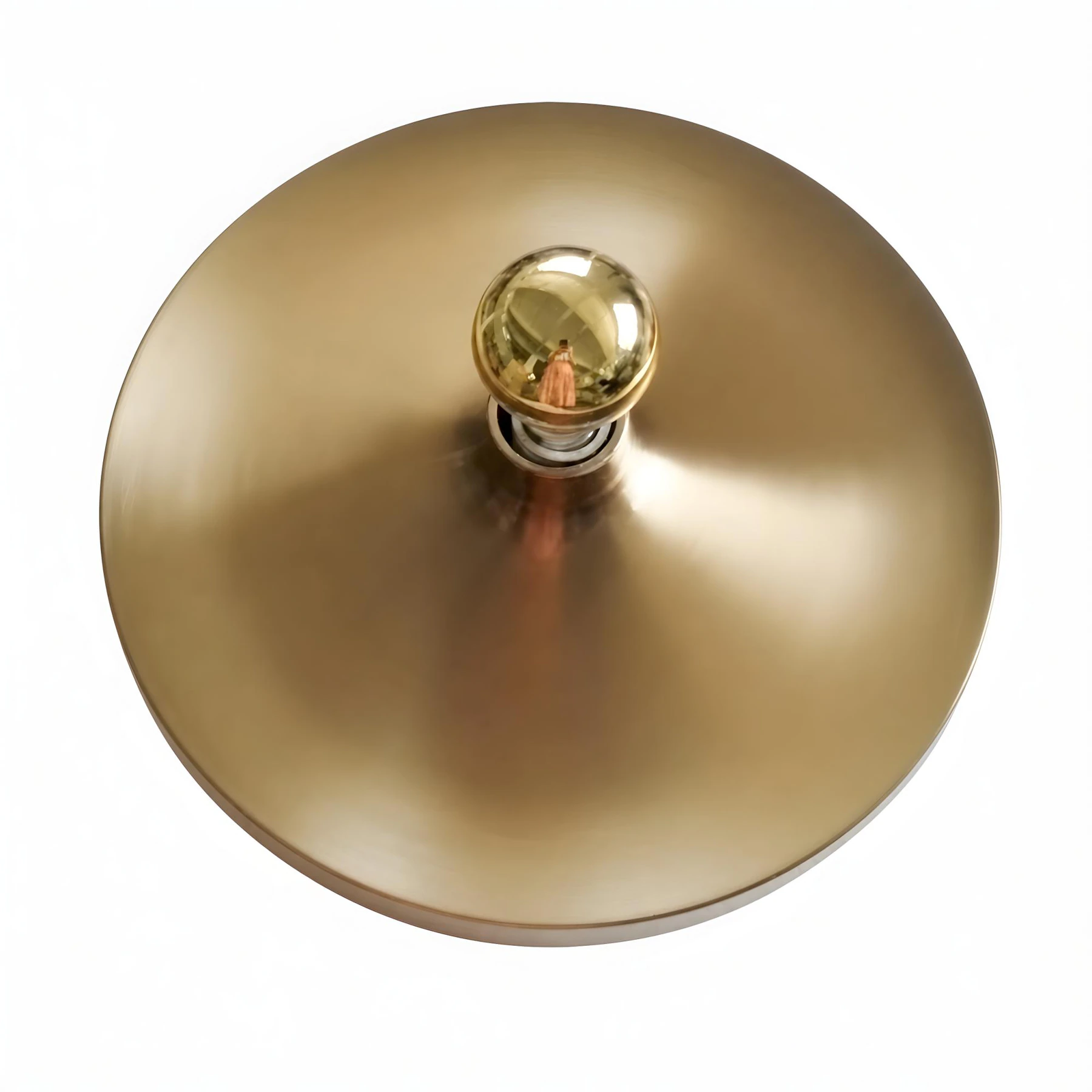 Orson Bauhaus Disc Wall & Ceiling Light flat gold