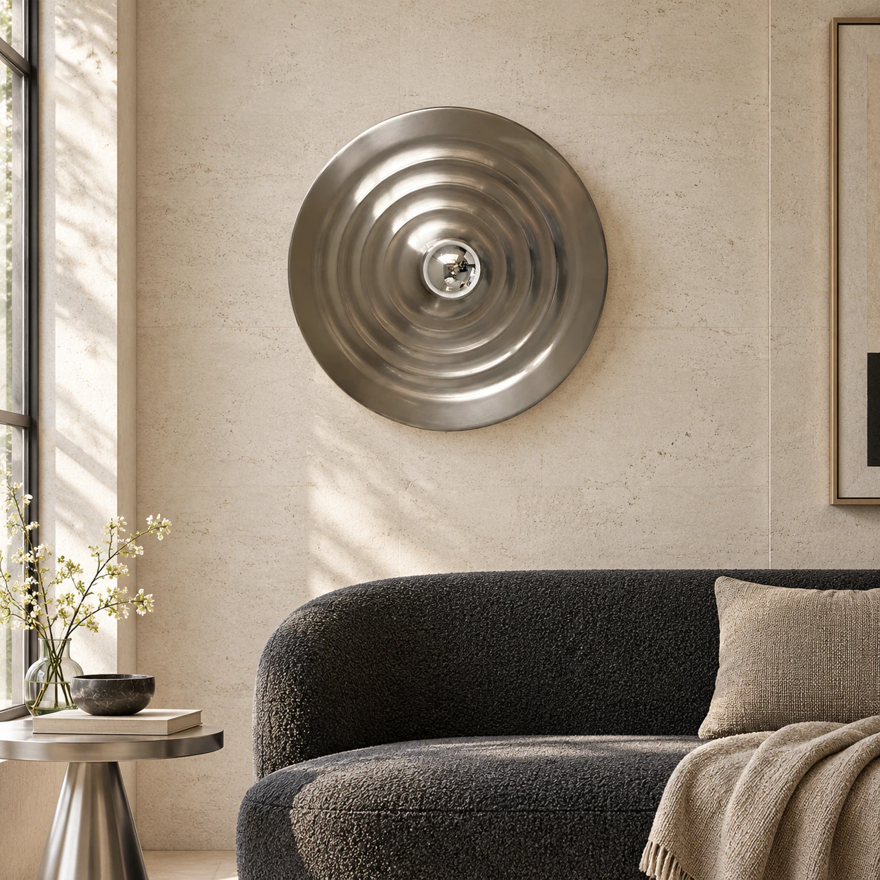 Orson disc light in a modern European interior