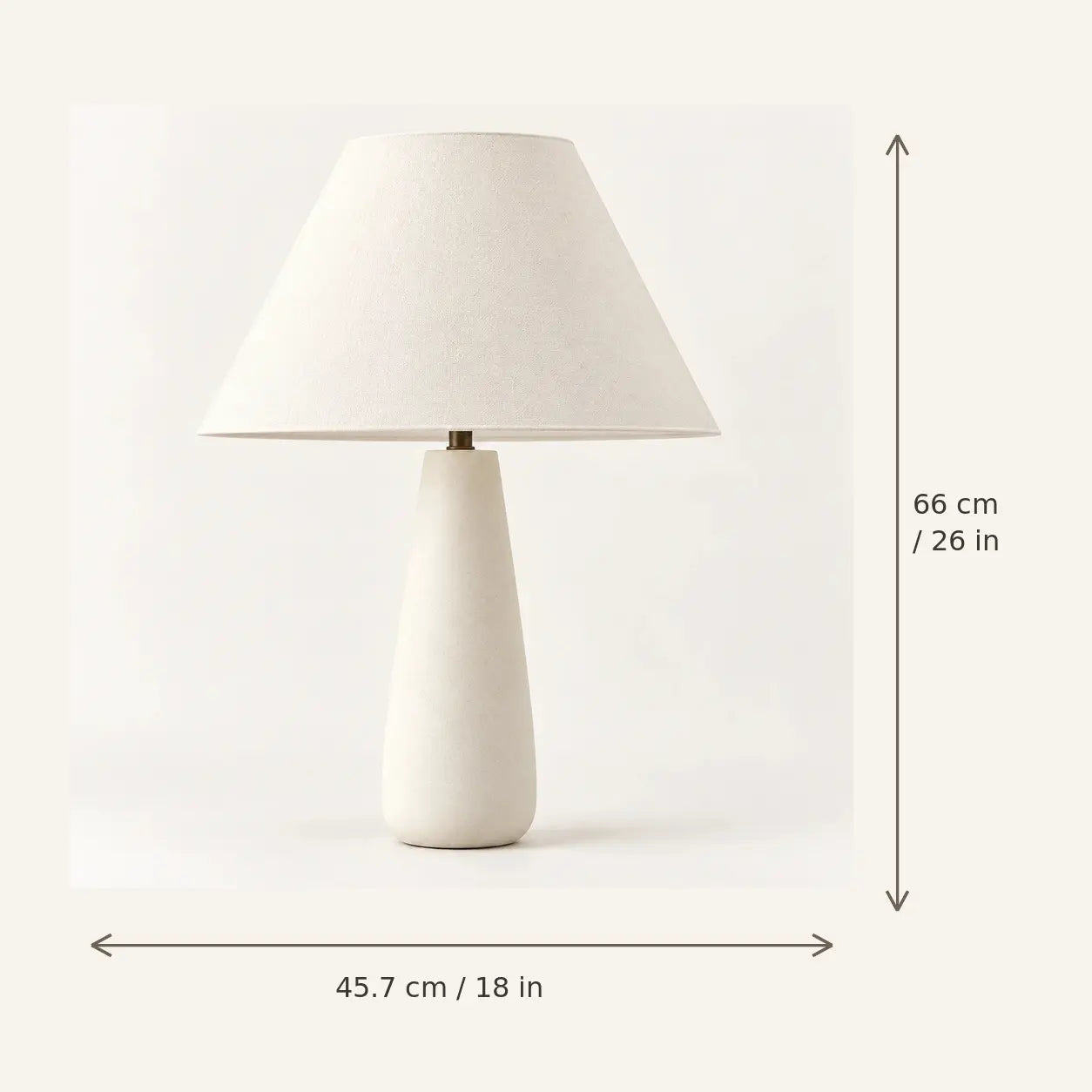 Marlow table lamp dimensions