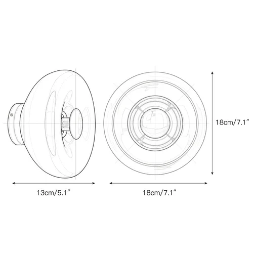 Wall light dimensions