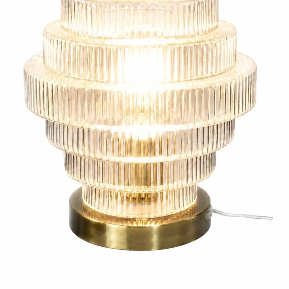 Florin Ribbed Glass Table Lamp product image
