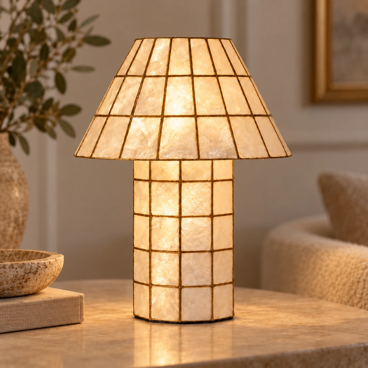Warm shell glow